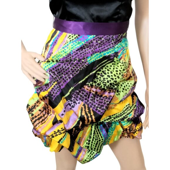 I.N. San Francisco Strapless Animal Print Party Dress Size 3 Multicolor - Picture 4 of 10